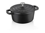 Kela Bräter , Schwarz , Metall , 2,5 l , 10 cm , Kochgeschirr, Töpfe, Bräter