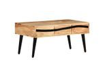 vidaXL Couchtisch 88x50x42 cm Akazie Massivholz