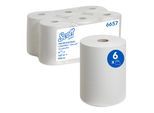 Scott gerollte Papierhandtücher Slimroll , weiß, 1-lagig ; SCOTT Safety (6657)