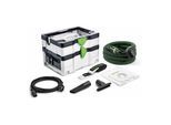 Festool CTL SYS CLEANTEC Absaugmobil aus Kunststoff und Metall mit Filter, Saugschlauch und Systainer-Anschluss für Staub der Staubklasse L, 4.5 l Behältervolumen - 575279)