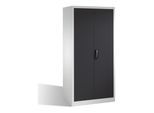 C+P Aktenschrank Acurado mit Drehtüren, 5 Ordnerhöhen, H1950xB930xT600mm Front Schwarzgrau Korpus Lichtgrau ; C + P Möbelsysteme (9290-000|S10426)
