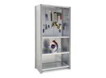 Regalwerk BERT-Werkstatt-Regal mit Vollblechseitenwand Grundfeld HxBxT 2000x1005x500 mm (B3-80413-50)
