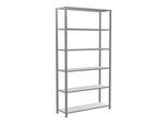 Schulte Grundregal "Steckregal MULTIplus150", 2500 x 1300 x 400 mm Agmessung, 6 Fachböden, Kreuzstrebe verzinkt ; Schulte Lagertechnik (12741-130)