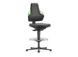 bimos Nexxit mit Fußring Supertec-Polster Grifffarbe grün Sitzhöhe 570-820 mm (9031-SP01-3280)