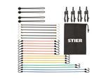 STIER Spanngummi Set 28 Stück Stahlhaken mit ABS-Beschichtung (905102)