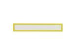Magnetoplan magnetofix-Magnetrahmen Topsign, 5 Stück, gelb, A5 quer/A4 hoch 232 x 52 mm (1131702)