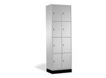 C+P Schließfachschrank Intro, 8 Fächer, H1950xB620xT500mm Front Lichtgrau Korpus Lichtgrau ; C + P Möbelsysteme (8470-201|S10010)