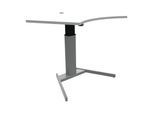 STIER Elektrisch höhenverstellbarer Steh-Tisch 501-19 138x92cm Weiß mel. 68-120cm (905473)
