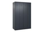 C+P PSA Doppel-Spind Classic PLUS, 4 Abteile, 1850x1200x500mm, 7016/7016 Verschluss Zylinderschloss ; C + P Möbelsysteme (080002-40P|S10024)