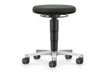 bimos ESD Hocker mit Rollen, Stoff schwarz, Sitzhöhe 450-650 mm (9463E-9801)