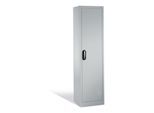 C+P Aktenschrank Acurado mit Drehtür, 5 Ordnerhöhen, H1950xB500xT400mm Weißaluminium ; C + P Möbelsysteme (9234-000|S10192)