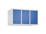 C+P Aufsatzschrank, 7035/5010 500x900x500mm Verschluss Zylinderschloss 3 Abteile ; C + P Möbelsysteme (080090-30|S10018)