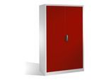 C+P Werkzeugschrank mit Drehtüren, innen 4 Böden, H1950xB1200xT500mm Front Rubinrot Korpus Lichtgrau ; C + P Möbelsysteme (8931-00|S10648)