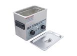 BGS Technic Ultraschall-Teilereiniger 3,2 l 6879 aus Edelstahl für Werkstatt und Haushalt mit Timer und Heizung, 6879)