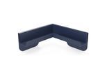 Magnetoplan Eck-Ablageleiste für Infinity Wall, Kobaltblau RAL 5013 (114665013)