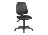 bimos Arbeitsdrehstuhl Unitec mit Rollen und Stoff schwarz Sitzhöhe 440-620 mm (9653-CI01)