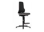 bimos Neon Hochstuhl Kunstleder Flexband grau Sitz 590-870 mm Synchrontechnik (9571-MG01-3278)