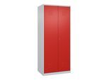 C+P PSA Doppel-Spind Classic PLUS, 2 Abteile, 1850x800x500mm, 7035/3020 Verschluss Zylinderschloss ; C + P Möbelsysteme (080002-22P|S10008)