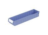 Bito Regalkasten RK Set RK61509, 600 x 156 x 90 mm, taubenblau, inklusive Etikett (22695)