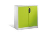 C+P Akten-Sideboard Acurado mit Drehtüren, 2 Ordnerhöhen, H1000xB930xT500mm Front Viridingrün Korpus Lichtgrau ; C + P Möbelsysteme (9286-1200|S10309)