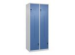 C+P Z-Spind Classic PLUS, 4 Fächer, 1850x800x500mm, 7035/5023 Verschluss Sicherheits-Drehriegel ; C + P Möbelsysteme (080003-224|S10025)