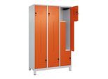 C+P Z-Spind, Classic PLUS, Füße, 6 Fächer, 1950x1200x500mm, 7035/2004 Verschluss Sicherheits-Drehriegel ; C + P Möbelsysteme (080013-326|S10030)