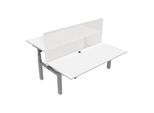 STIER Elektrisch höhenverstellbarer Team-Schreibtisch 501-88 180x80cm Weiß mel. 65-125cm (906380)