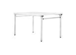 STIER Klapptisch 1200x800x720mm Gestell lichtgrau, Platte weiß (904424)