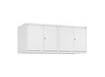 C+P Aufsatzschrank Classic PLUS, 4 Abteile, 500x1200x500mm, 9016/9016 Verschluss Zylinderschloss ; C + P Möbelsysteme (080092-40|S10029)