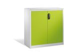 C+P Akten-Sideboard Acurado mit Drehtüren, 3 Ordnerhöhen, H1200xB1200xT500mm Front Viridingrün Korpus Lichtgrau ; C + P Möbelsysteme (9487-1200|S10169)