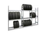 Regalwerk BERT-Räderregal Grundfeld Stecksystem verzinkt HxBxT 2500x875x400 mm (B3-69208-40)