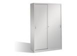 C+P Aktenschrank Acurado mit Schiebetüren, 5 Ordnerhöhen, H1950xB1200xT500mm Weißaluminium ; C + P Möbelsysteme (2050-00|S10169)