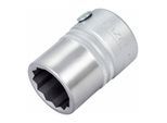 HAZET Doppel-6-Kant-Steckschlüssel-Einsatz 1000Z-24 s: 24 mm Vierkant hohl 20 mm (3/4"))
