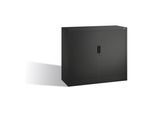 C+P Akten-Sideboard Omnispace mit Rollladen, 2 Ordnerhöhen, H1030xB1200xT420mm Schwarzgrau ; C + P Möbelsysteme (3243-00|S00003)