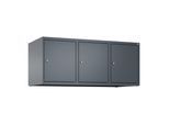 C+P Aufsatzschrank, 7016/7016 500x1200x500mm Verschluss Zylinderschloss 3 Abteile ; C + P Möbelsysteme (080090-32|S10027)