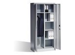 C+P Akten-Garderobenschrank Acurado mit Drehtüren, H1950xB930xT500mm Front Lichtgrau Korpus Lichtgrau ; C + P Möbelsysteme (9280-30|S10197)
