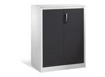 C+P Akten-Sideboard Acurado mit Drehtüren, 3 Ordnerhöhen, H1200xB930xT500mm Front Schwarzgrau Korpus Lichtgrau ; C + P Möbelsysteme (9287-1200|S10195)
