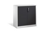 C+P Akten-Sideboard Acurado mit Drehtüren, 2 Ordnerhöhen, H1000xB930xT500mm Front Schwarzgrau Korpus Lichtgrau ; C + P Möbelsysteme (9286-1200|S10303)