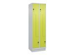 C+P Z-Spind, Classic PLUS, Sockel, 4 Fächer, 1950x600x500mm, 7035/0024 Verschluss Sicherheits-Drehriegel ; C + P Möbelsysteme (080023-204|S10010)