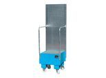 Bauer Südlohn Fahrbare Auffangwanne mit Lochplattenwand LPW 60-1, lackiert, Lichtblau (4447-55-0000-5012)