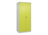 C+P Wäsche-Spind Classic PLUS, 2 Abteile, 1850x800x500mm, 7035/0024 Verschluss Sicherheits-Drehriegel Trennwand mittig ; C + P Möbelsysteme (080002-22B|S10009)