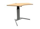 STIER Elektrisch höhenverstellbarer Steh-Tisch 501-19 138x92cm Buche mel. 68-120cm (905472)