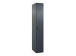 C+P Spind Classic PLUS, 1 Abteil, 1850x300x500mm, 7016/7016 Verschluss Sicherheits-DrehriegelTrennwand mittig ; C + P Möbelsysteme (080000-10F|S10023)