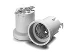 Houben Fassung E40 Porz,ws,LP-Sich.,M5 108375)