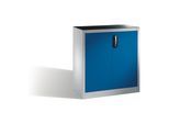 C+P Werkzeug-Beistellschrank mit Drehtüren, innen 1 Boden, H1000xB930xT400mm Front Enzianblau Korpus Lichtgrau ; C + P Möbelsysteme (8820-000|S10238)