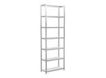 Schulte Grundregal Steckregal MULTIplus330 3000 x 1000 x 400 mm 7 Fachböden Kreuzstrebe RAL 7035 lichtgrau ; Schulte Lagertechnik (33842)