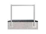 Schake Wegesperren 2,00m feststehend vollbadfeuerverzinkt, ohne Knieholm (414_20)