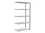 Schulte Anbauregal Steckregal MULTIplus150 2000 x 1000 x 500 mm 5 Fachböden Kreuzstrebe verzinkt ; Schulte Lagertechnik (12755)
