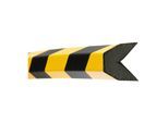 Moravia Prallschutz MORION Trapez Kantenschutz 40/40 mm Länge 1000 mm schwarz / gelb magnetisch (422.23.243)