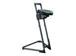 STIER ESD-Stehhilfe mit Stahlgestell Sitzhöhe 600-850 mm PU-Sitz (904922)